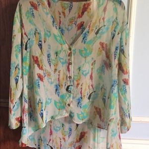 Rachel Roy High low blouse